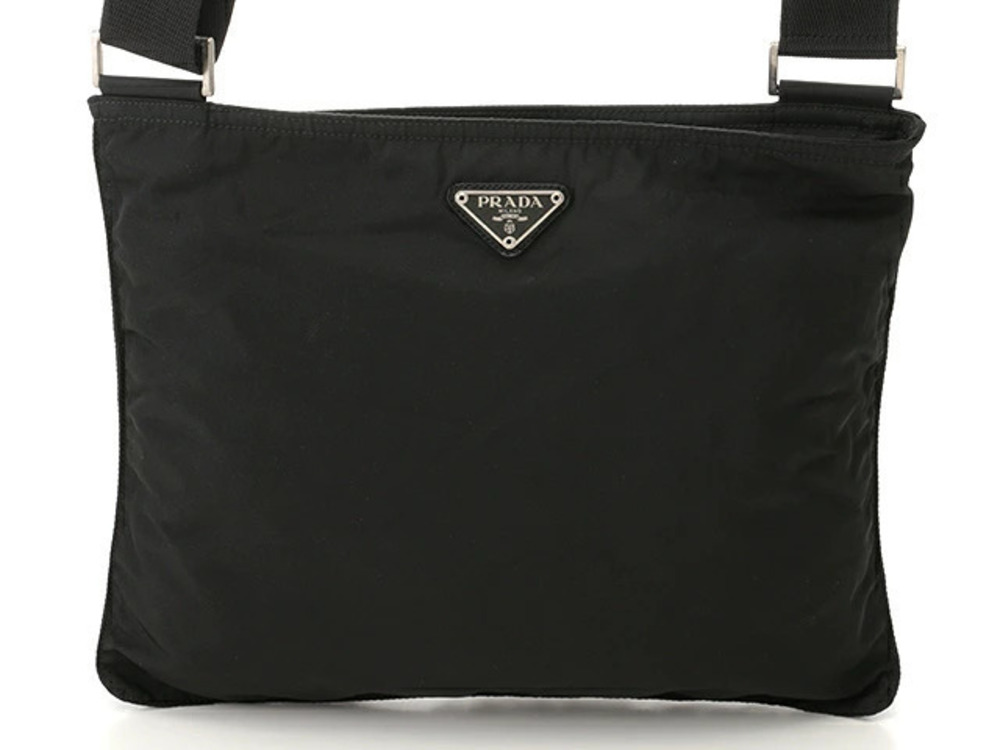 Prada Tessuto Crossbody Bag Black